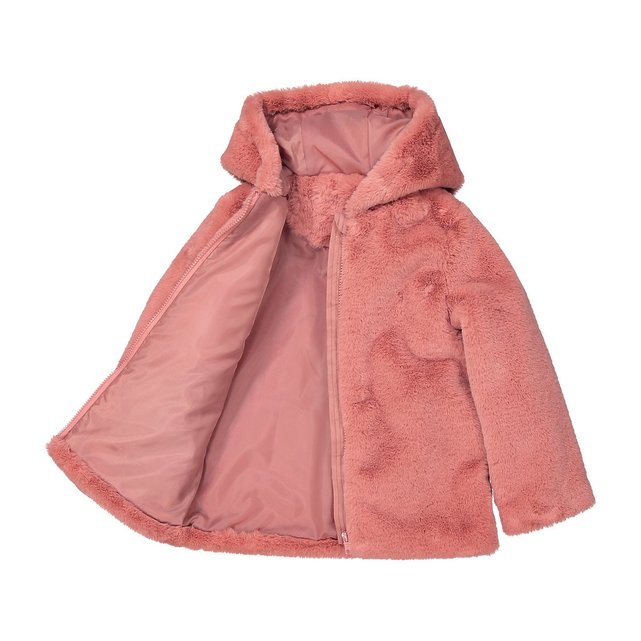 Μαλακό παλτό με κουκούλα, 3-12 ετών