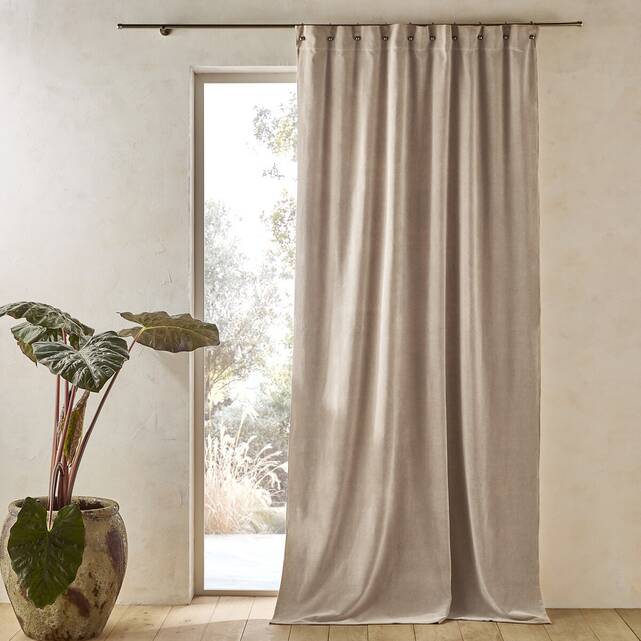 Κουρτίνα από βελούδο stone washed, Nyodhi