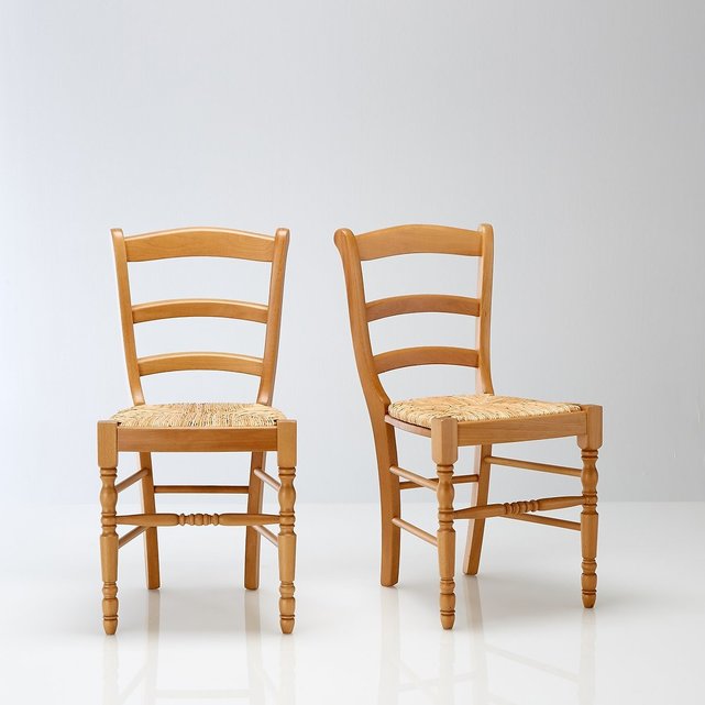 Καρέκλα από μασίφ οξιά Authentic Style (σετ των 2)