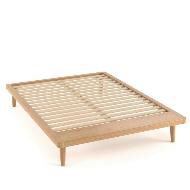 Κρεβάτι από μασίφ ξύλο πεύκου + τάβλες, Jimi