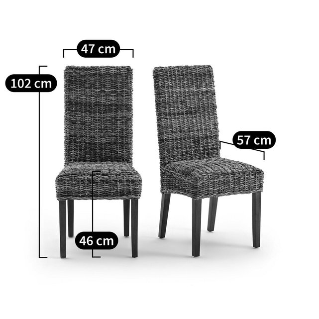 Καρέκλες με ψηλή πλάτη, BANGOR (Σετ των 2)