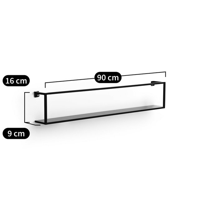 Hiba Μεταλλικό Ράφι, 90cm