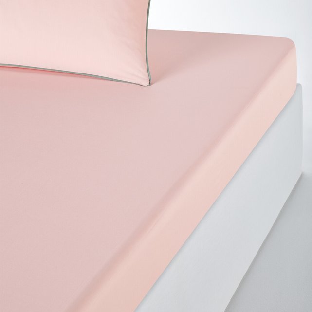 DUO Cotton Percale Fitted Sheet