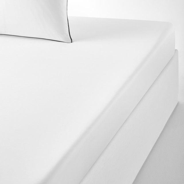 DUO Cotton Percale Fitted Sheet