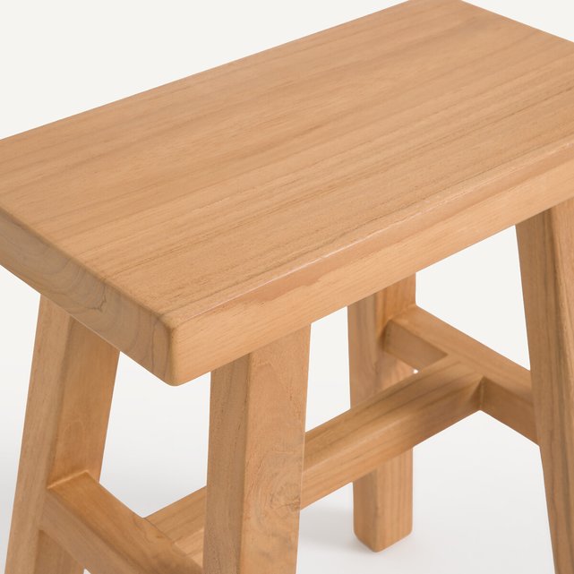 Σκαμπό από μασίφ ξύλο teak FSC, Fagfred