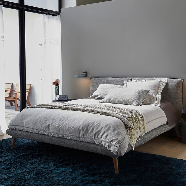 Κρεβάτι με πικέ ύφανση, Aurore, σχεδίασης E. Gallina