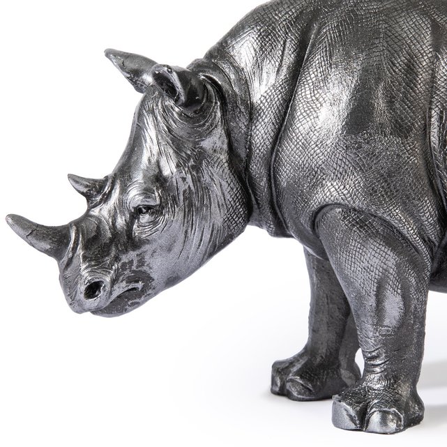 KAMI Bronze Effect Rhino Ornament