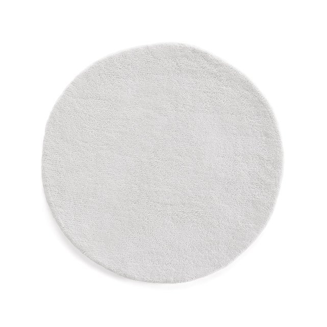 Renzo Round Tufted Cotton Rug, Small Version