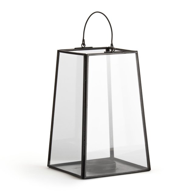 Uyova Glass & Brass Tealight Lantern