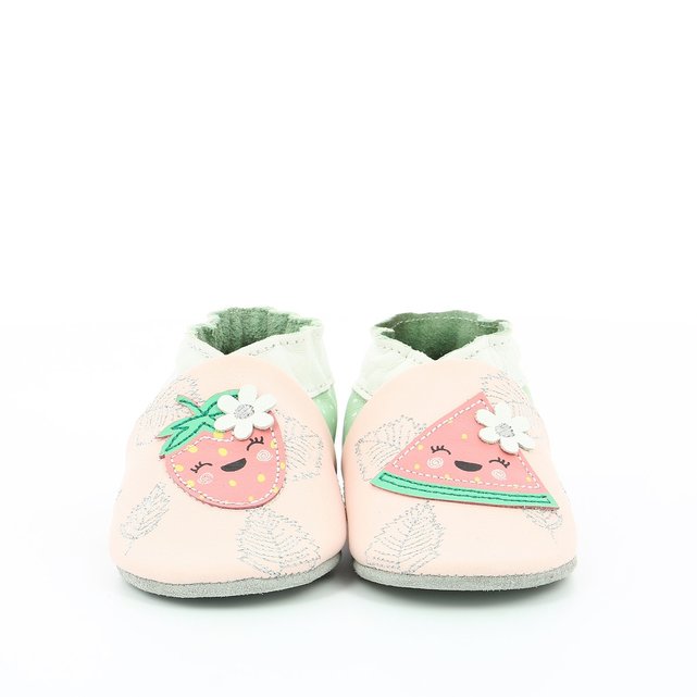 Fruits Party Leather Bootees