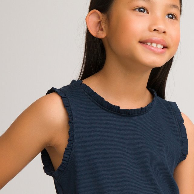 Αμάνικη ριμπ μπλούζα, 3-12 ετών