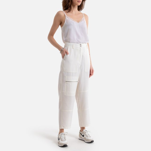 Μιλιτέρ παντελόνι με χνουδωτή υφή από lyocell