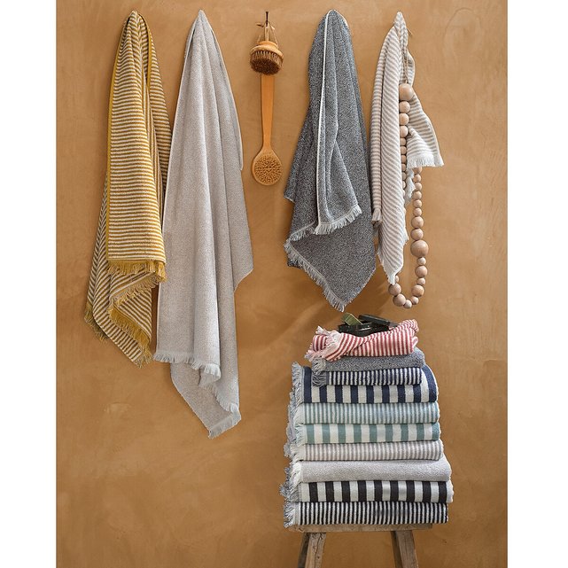 Harmony Striped Printed Cotton Bath Towel