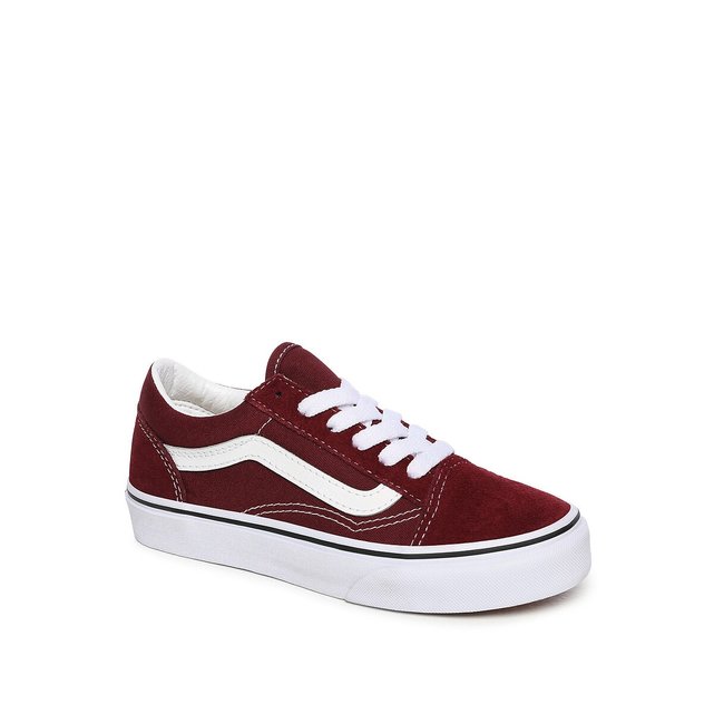 Kids UY Old Skool Trainers in Leather