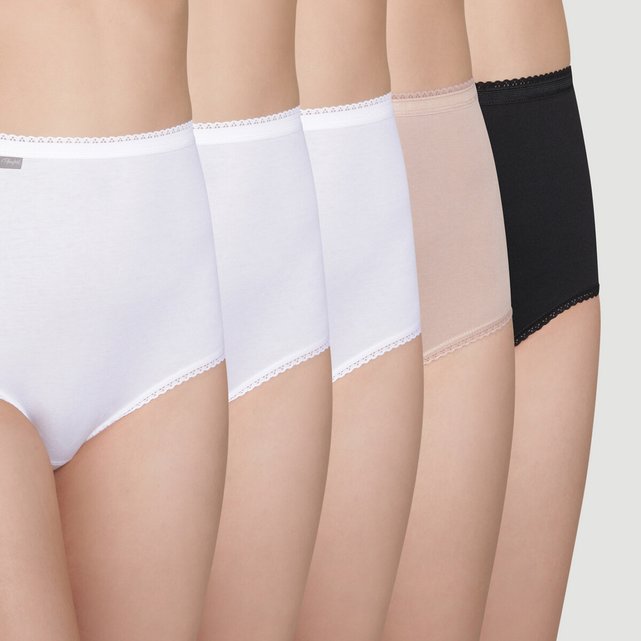 Σετ 3 μάξι σλιπ + 2 δώρο, Coton Stretch