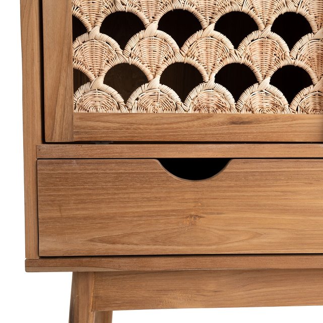 Ψηλός μπουφές από μασίφ teak, Palma