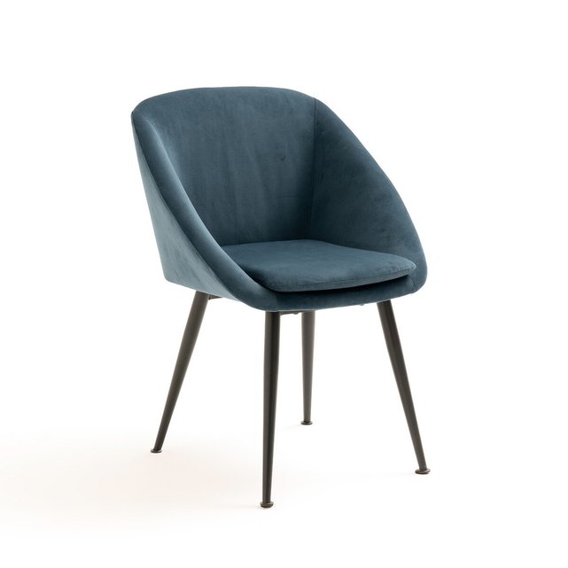 Fauteuil de table en velours, TOPIM