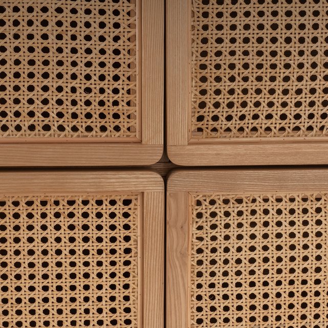 Συρταριέρα με 6 συρτάρια από ψάθα, Laora