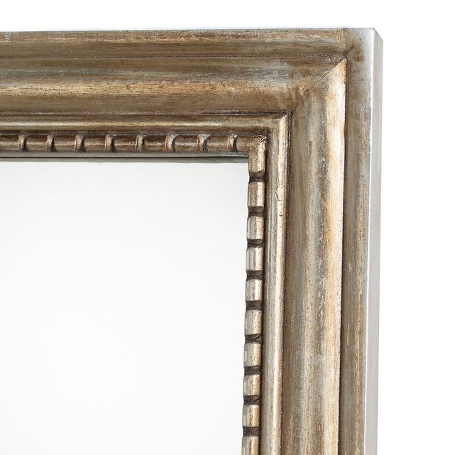 Ορθογώνιος καθρέφτης από μασίφ ξύλο μάνγκο Υ140 εκ., Afsan