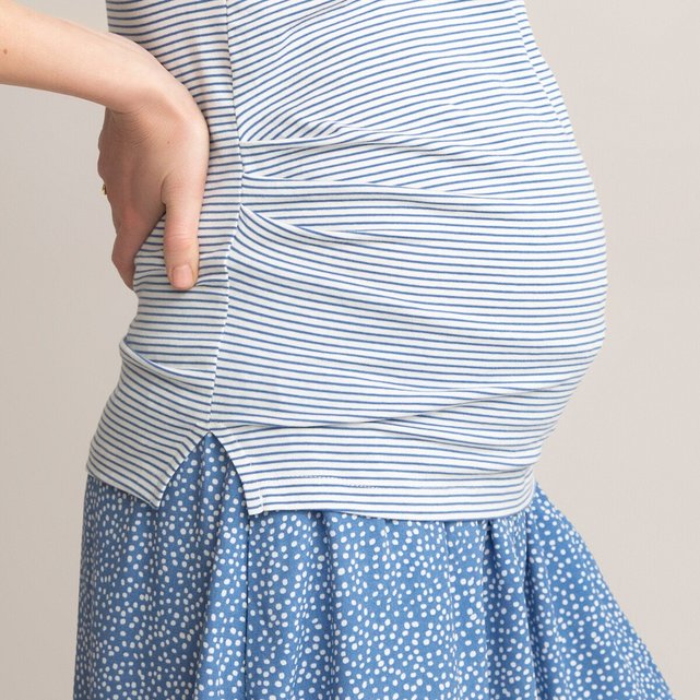 Σετ 2 αμάνικες μπλούζες εγκυμοσύνης από βιολογικό βαμβάκι
