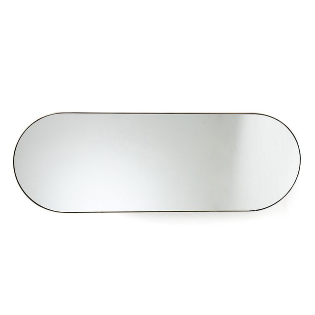 Μεταλλικός καθρέφτης με μπρονζέ παλαιωμένο φινίρισμα Υ150 εκ., Caligone