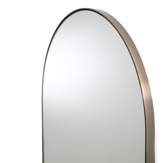 Μεταλλικός καθρέφτης με μπρονζέ παλαιωμένο φινίρισμα Υ150 εκ., Caligone