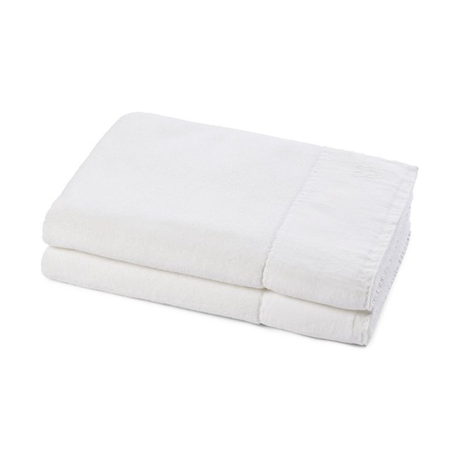 Σετ 2 πετσέτες προσώπου από οργανικό βαμβάκι, Helmae