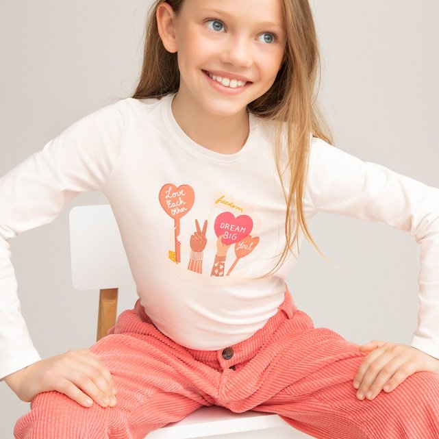 Μακρυμάνικη μπλούζα από οργανικό βαμβάκι, 3-12 ετών