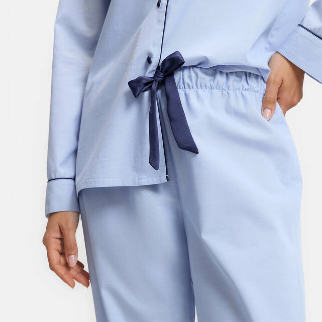 Σαμπρέ πιτζάμα με κουμπιά