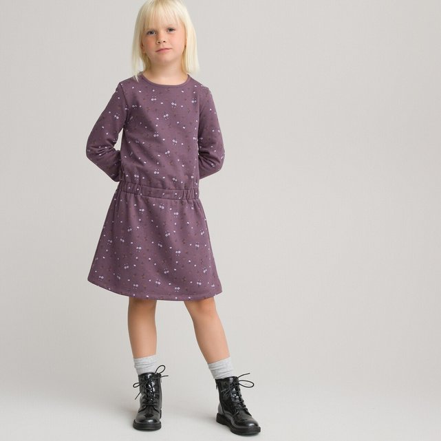 Εμπριμέ φόρεμα από οργανικό βαμβάκι, 3-12 ετών