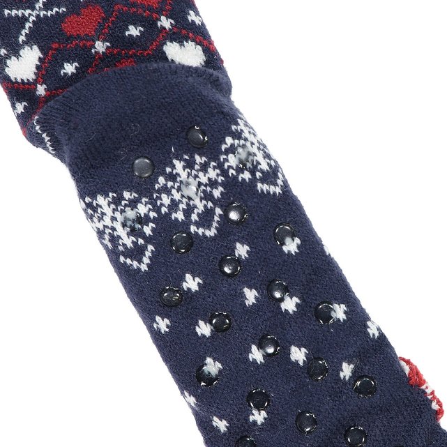 Ψηλές χριστουγεννιάτικες κάλτσες με αντιολισθητικές πατούσες