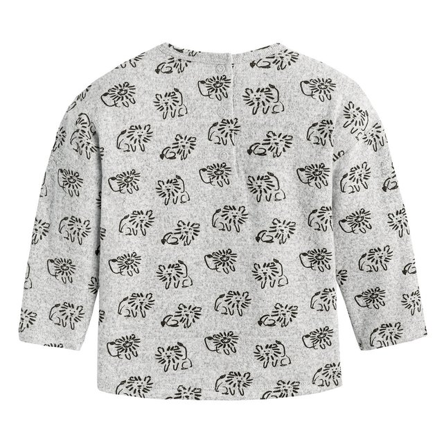 Μακρυμάνικη μπλούζα με τυπωμένα μοτίβα, 1 μηνός - 4 ετών