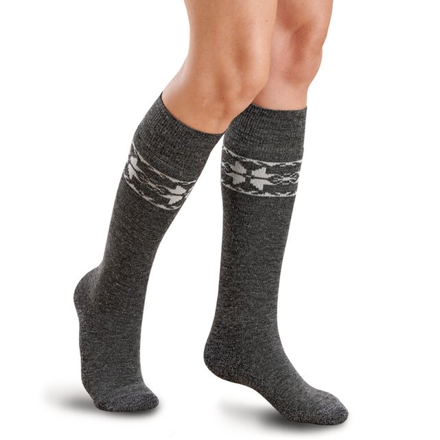 Ψηλές κάλτσες από μαλλί και ίνες Thermolactyl