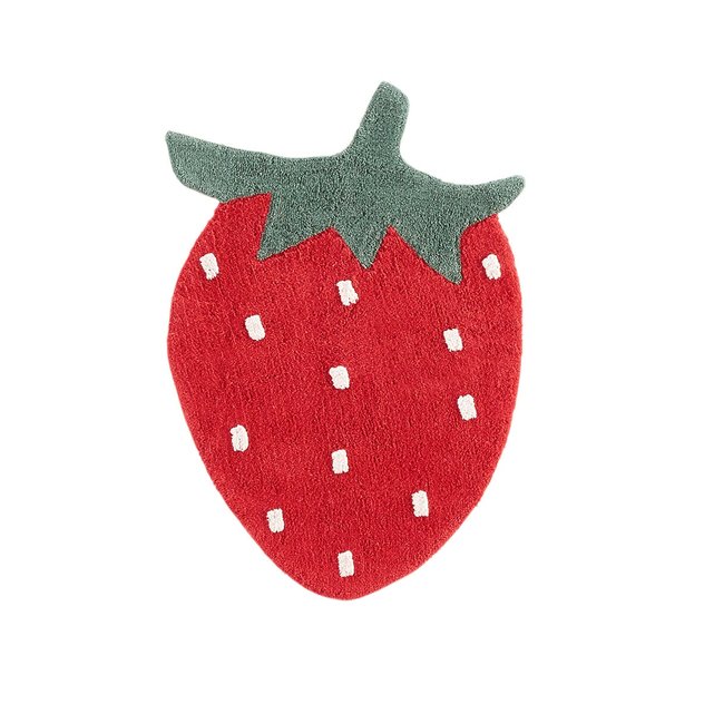 Παιδικό χαλί σε σχήμα φράουλας, Fraise