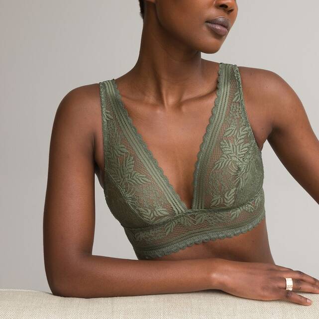 Σουτιέν bralette από δαντέλα χωρίς μπανέλες