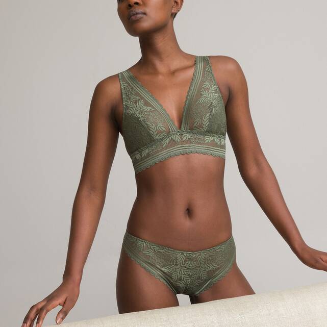 Σουτιέν bralette από δαντέλα χωρίς μπανέλες