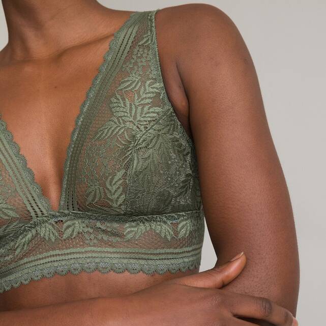 Σουτιέν bralette από δαντέλα χωρίς μπανέλες