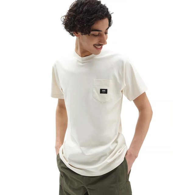 Κοντομάνικο T-shirt με σήμα στην τσέπη στο στήθος