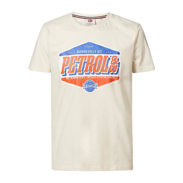 T-shirt με στρογγυλή λαιμόκοψη και λογότυπο, Petrol