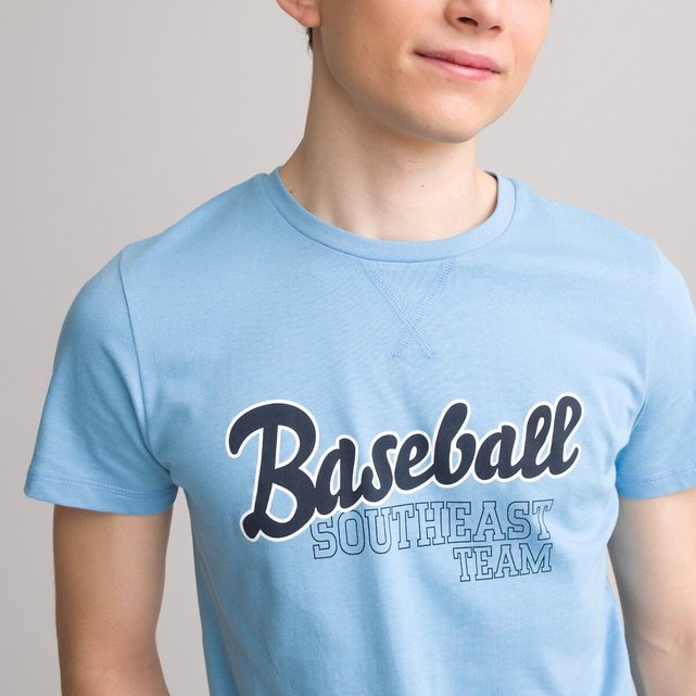 Κοντομάνικο T-shirt με στάμπα, 10-18 ετών