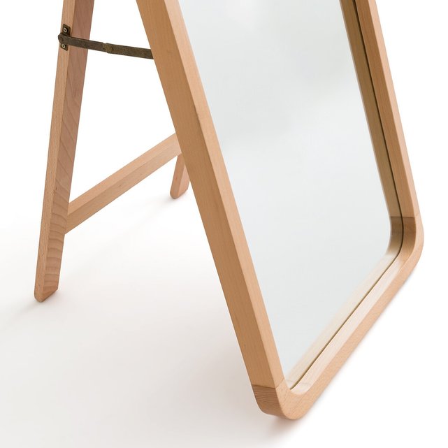 Καθρέφτης από ξύλο οξιάς 50x150 εκ. με πόδι, Alaria