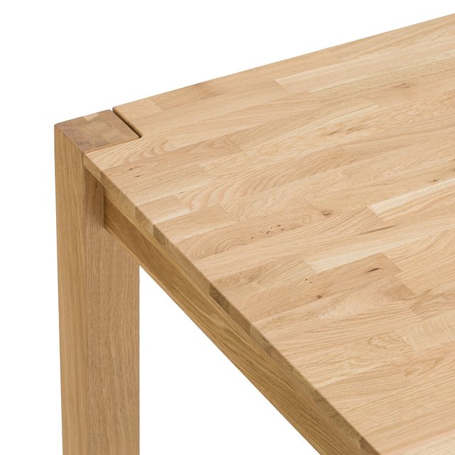 Επεκτεινόμενο τραπέζι 6/10 ατόμων από ξύλο δρυ, Adelita