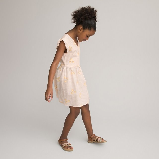 Κοντομάνικο φόρεμα με φλοράλ μοτίβο, 3-12 ετών