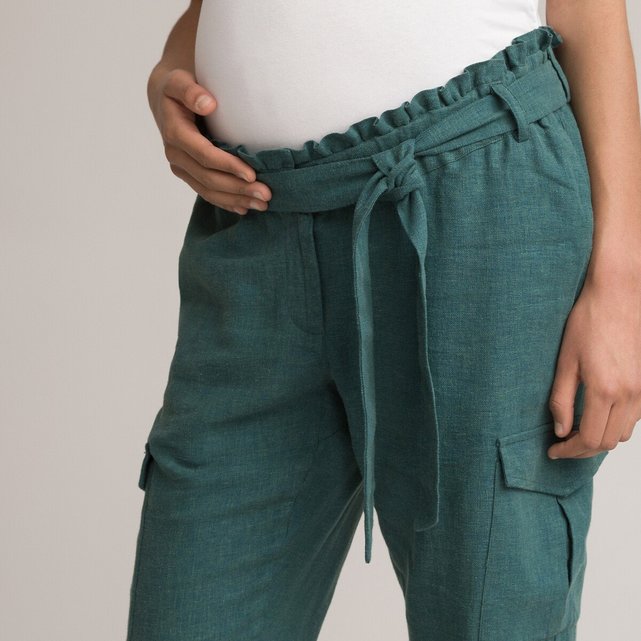 Παντελόνι εγκυμοσύνης με μπατζάκια που στενεύουν στη βάση