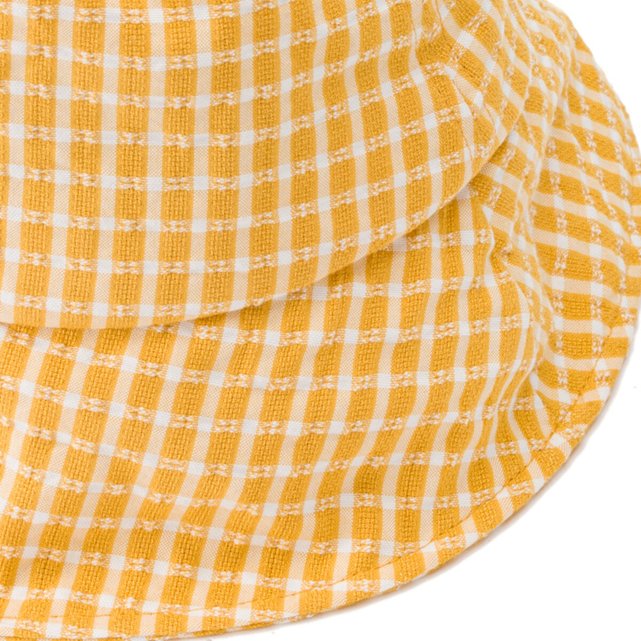 Στρογγυλό καπέλο με καρό μοτίβο