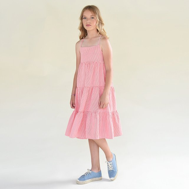 Φόρεμα με μικρά καρό, 8-16 ετών