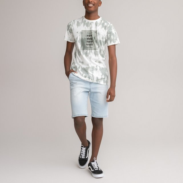 T-shirt με στρογγυλή λαιμόκοψη tie & dye, 10-18 ετών