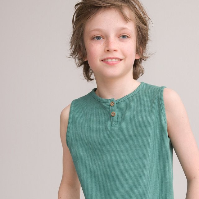 Αμάνικη μπλούζα από οργανικό βαμβάκι, 3-12 ετών