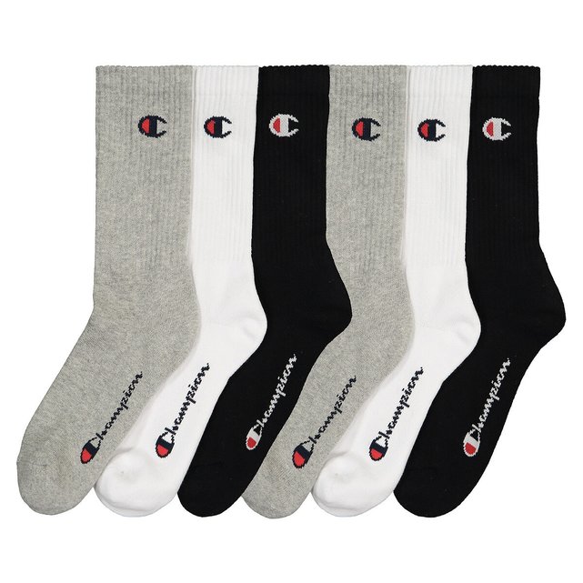 Σετ 6 ζευγάρια κάλτσες με λογότυπο