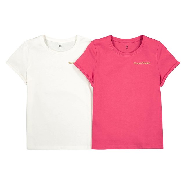 Pack of 2 T-Shirts in Organic Cotton, 3-12 Years